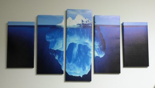 Iceberg Art - Deep Below the Surface